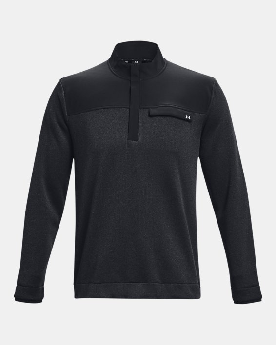 Men's UA Storm SweaterFleece ½ Zip, Black, pdpMainDesktop image number 5
